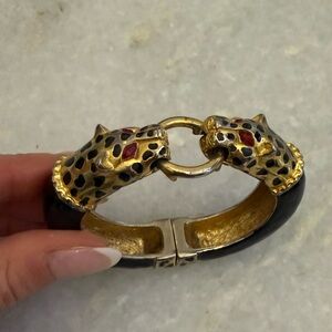 Kenneth J Lane leopard bracelet